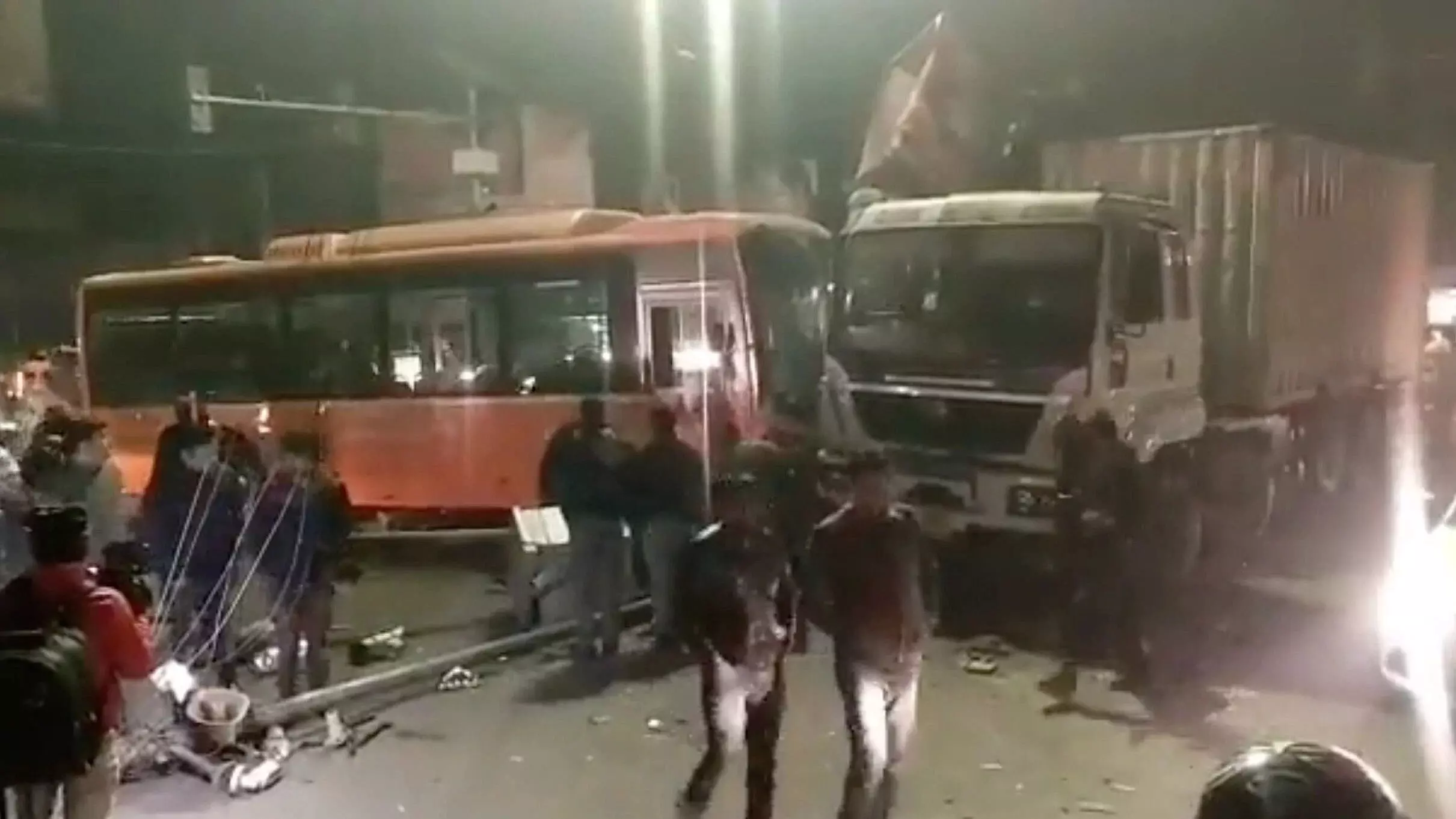 Kanpur: At least six dead, several injured as electric bus mows down bystanders, destroys vehicles