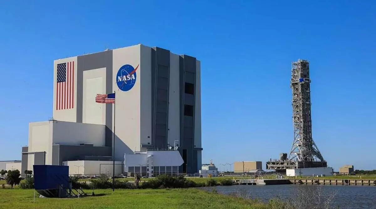 Rollout of NASAs new moon rocket to launch pad delayed