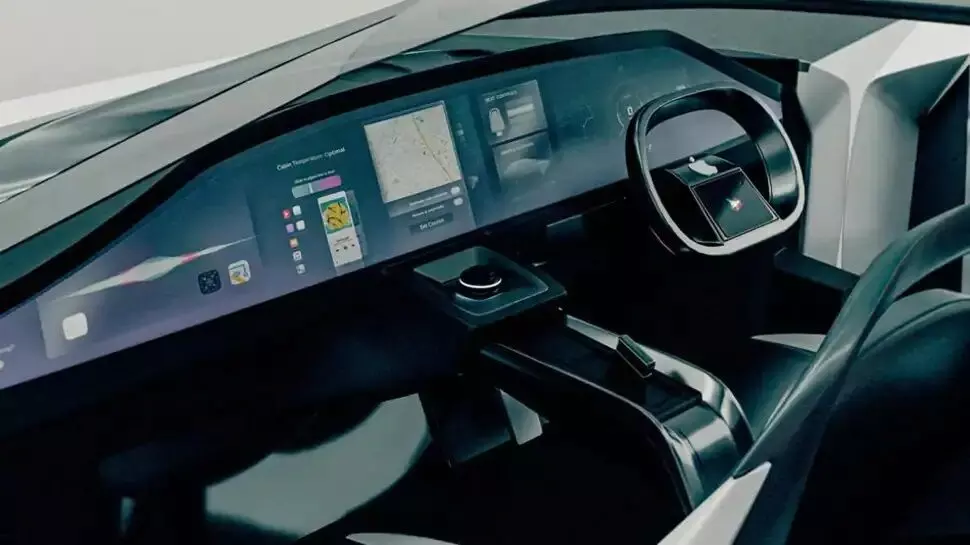 The forthcoming Apple electric car to feature a distinctive and futuristic sunroof