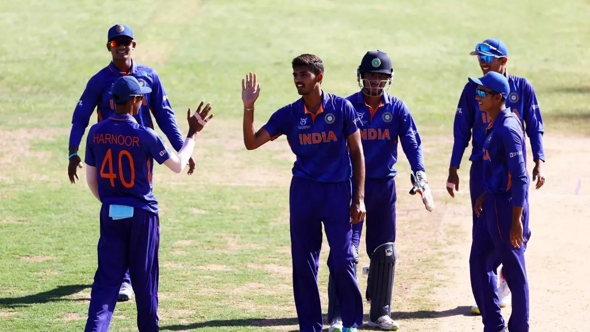 ICC U-19 Cricket World Cup: India through to finals, to play against England on 5th Feb in Antigua