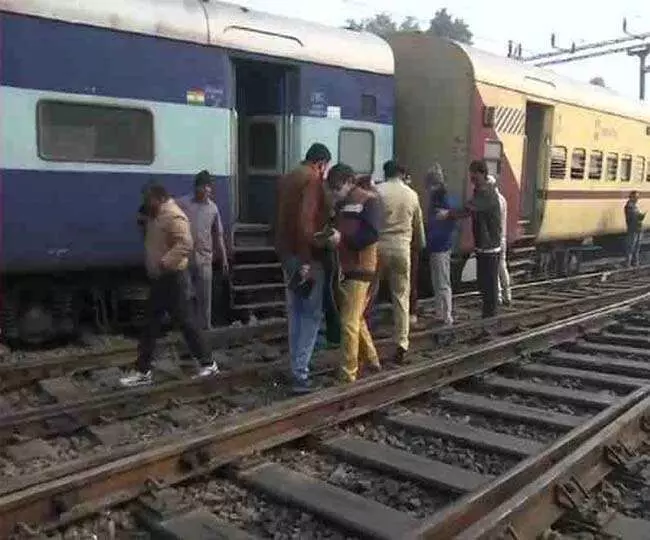 Koderma-Gomo MT special train derails in Dhanbads Paharpur