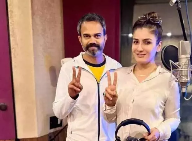 Raveena Tandon finishes dubbing for KGF Chapter 2