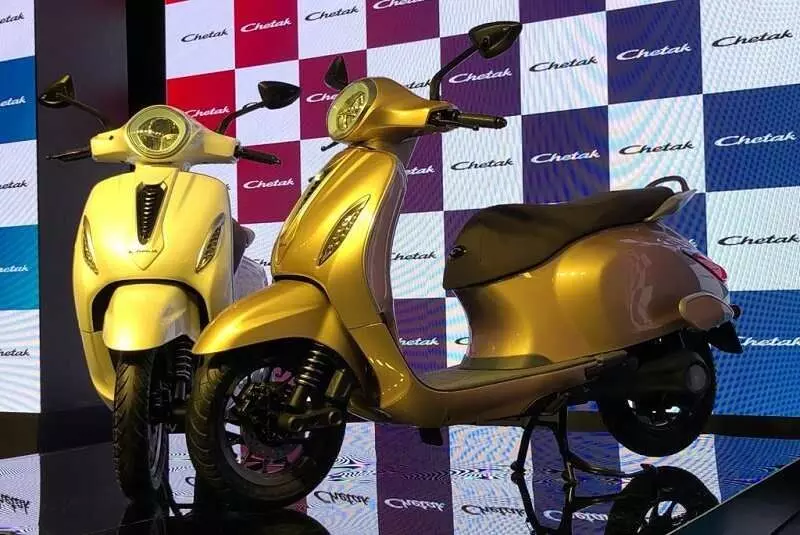 Bajaj launches Chetak electric scooter in Mumbai, New Delhi
