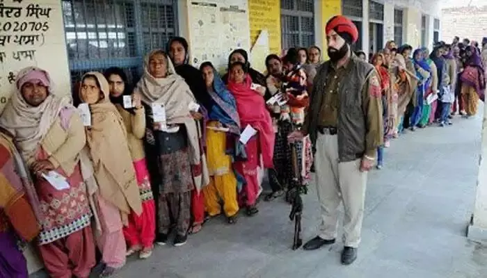Polling underway for Assembly polls in UP, Punjab; voter turn out till 3 pm in UP 48.81% and 49.81% in Punjab