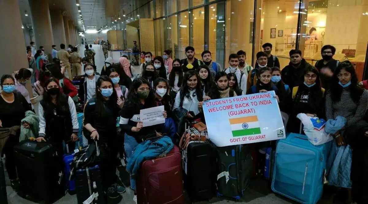 Many Gujarat students stranded in Ukraine, some head home
