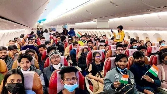 Operation Ganga: Air Indias fifth flight carrying 249 stranded Indians lands in Delhi from Bucharest