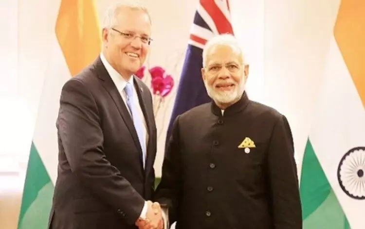 PM Modi holds Second India-Australia Virtual Summit with Australian counterpart Scott Morrison