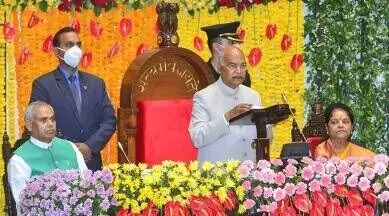 Prez Ramnath Kovind addresses Gujarat Legislative Assembly in Gandhinagar