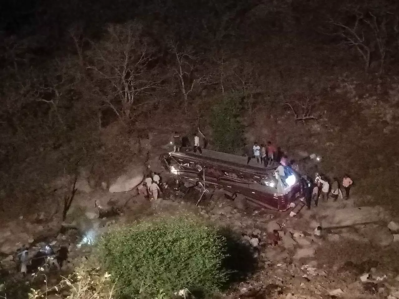 Andhra Pradesh: 7 killed, 45 injured in bus accident near Tirupati