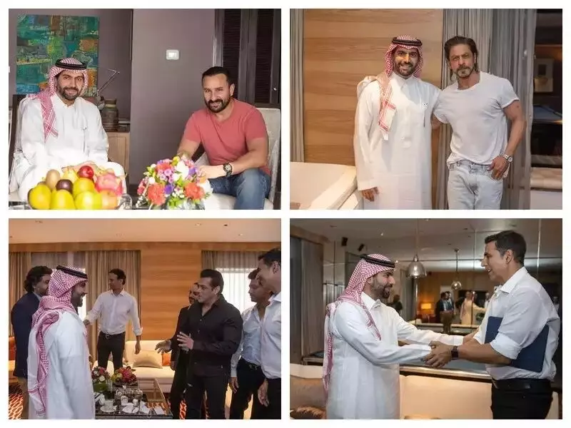 Saudi Arabia culture minister meets Shah Rukh, Salman, Akshay Kumar