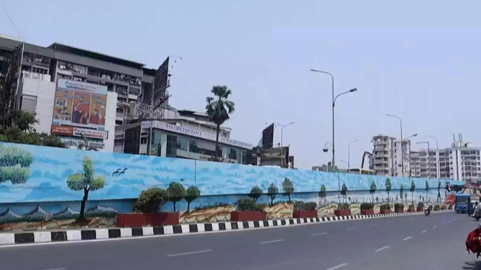 Surat city beautified with wall paintings