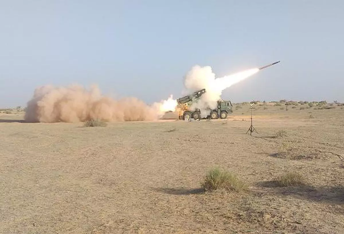 India successfully test-fires Pinaka missile systems