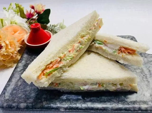 Coleslaw Sandwich recipe: Serve it at parties or enjoy it as an evening snack with tea or coffee