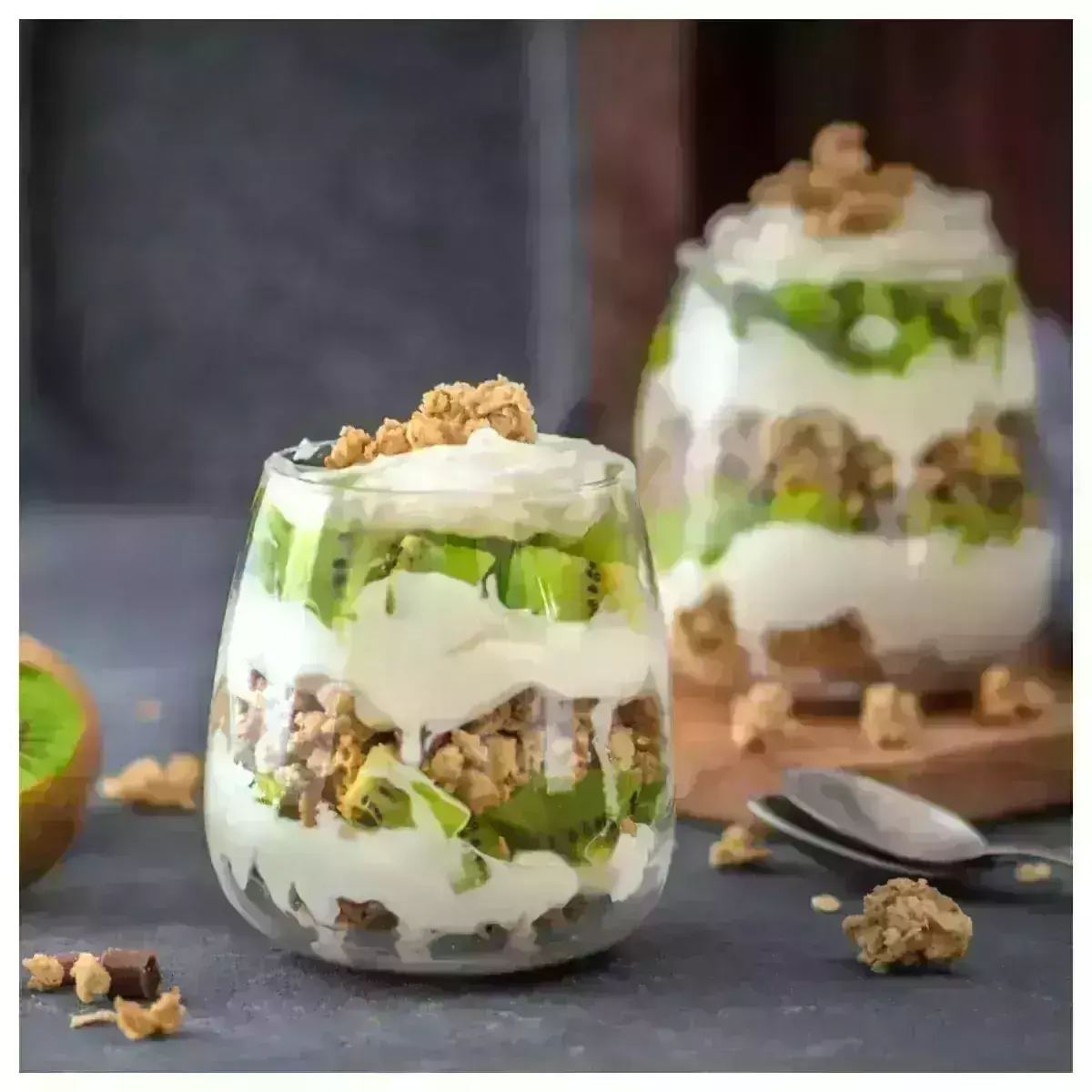 Kiwi Granola Pudding Recipe: Low in fat, this super delicious recipe taste best with roasted nuts and dry fruits