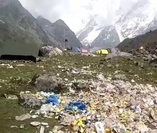 Netizens demand complete ban on plastic As Char Dham pilgrims turn Kedarnath into garbage dump