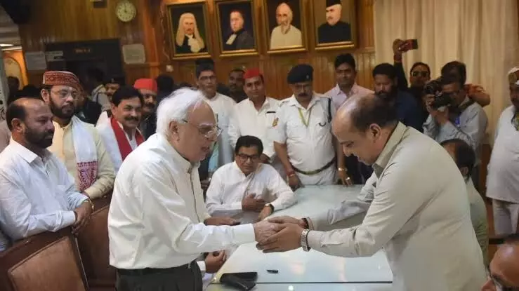 Kapil Sibal quits congress, files nomination for Rajya Sabha elections as SP candidate