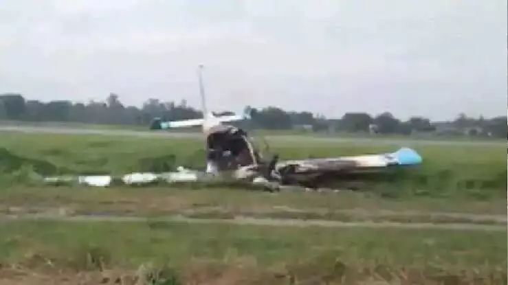 Training Aircraft crashes in Amethi, pilot safe