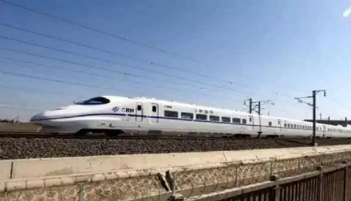 Indias first bullet train between Mumbai-Ahmedabad progressing at pace
