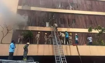 Four Dead, 10 injured in massive fire at Hotel in Lucknows Hazratganj