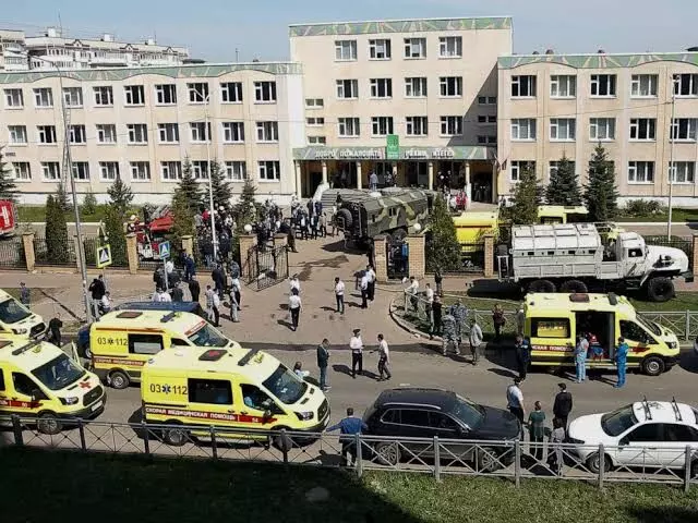 Russia shooting: 13 Killed, 21 wounded in deadly school shooting in central Russia, gunman kills self