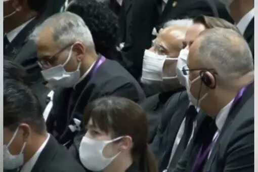 PM Narendra Modi with other world leaders attend State funeral of former Japanese PM Shinzo Abe