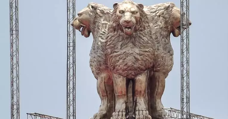 SC dismisses plea against lion sculpture atop Parliament building in Central Vista