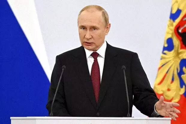 Putin declares four Ukraine regions part of Russia, calls it historic mission