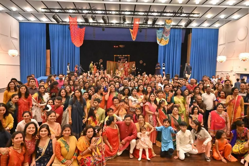 A 10-day Navratri program was organised  for the first time across European soil