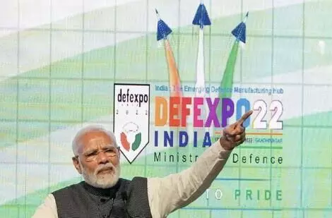 PM Modi inaugurates DefExpo22 at Gandhinagar; says Indias defence exports grows eight times in the last five years