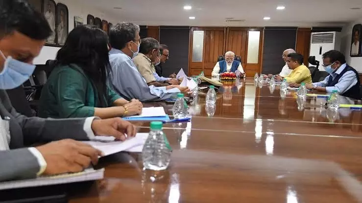 PM Narendra Modi chairs high-level meeting to review situation at Morbi in Gujarat following bridge collapse incident