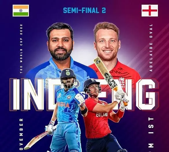 T-20 Cricket World Cup: India to lock horns with England in Semi-final in Adelaide today