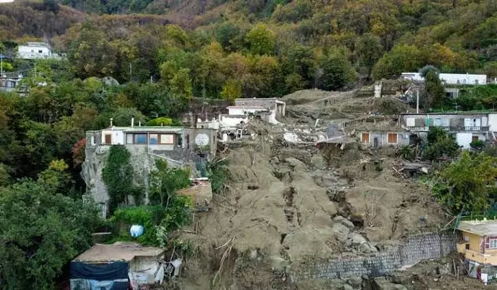 Landslide on Italian island leaves a dozen missing