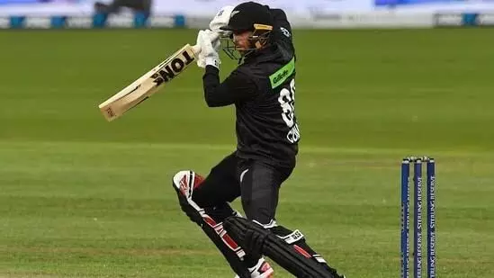 India vs New Zealand: 3rd ODI: Rain stops play as NZ reach 104/1 in response to INDs 219