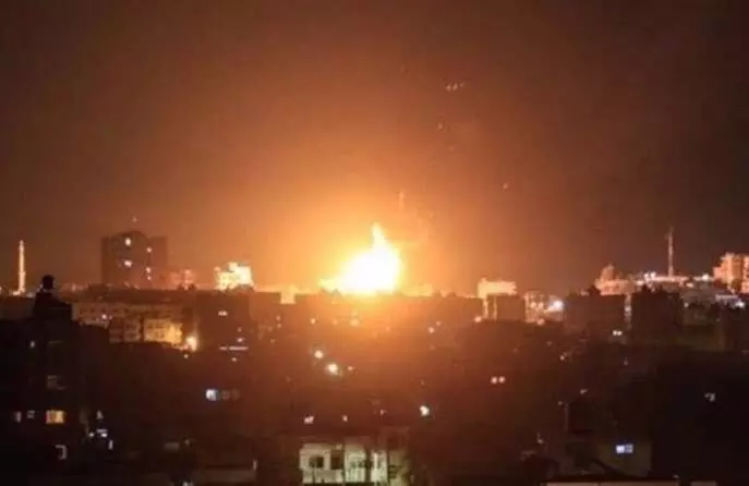 Israeli missile strikes put Damascus airport out of service, two killed