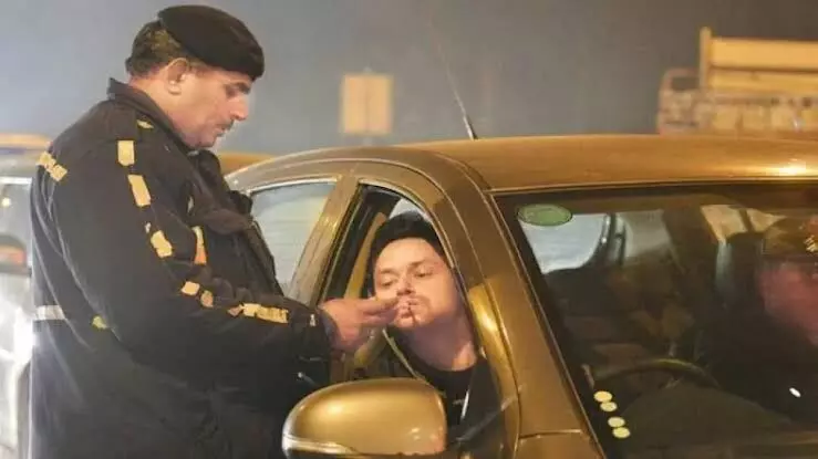 Delhi Police issues over 300 drunk driving challan on New Years Eve, 12 times increase than 2022