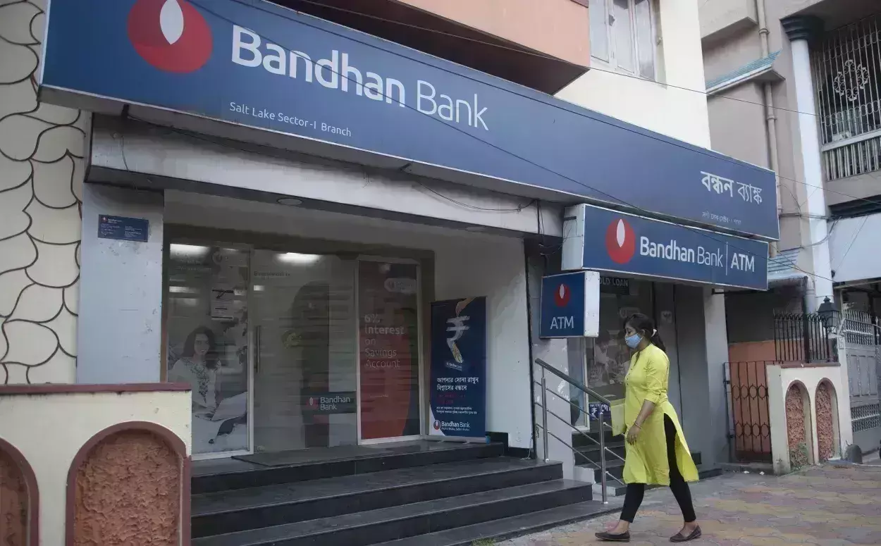 Bandhan Bank shares surged over 5% on Mondays trade