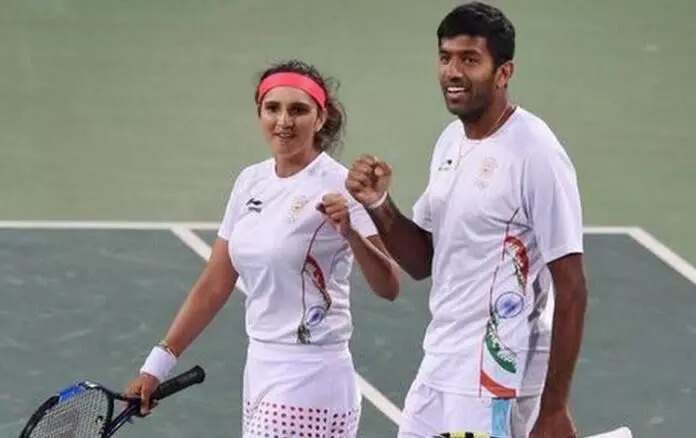 Indian pair Sania Mirza & Rohan Bopanna advances to mixed doubles quarter-finals in Australian Open Tennis