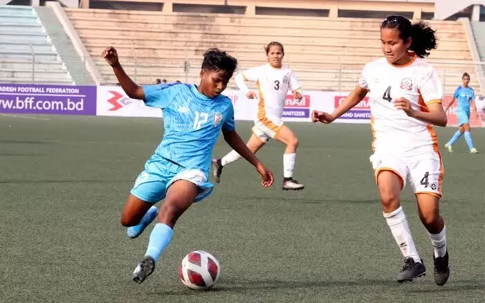 India thrash Bhutan by 12-0 in SAFF U-20 Women’s Championship
