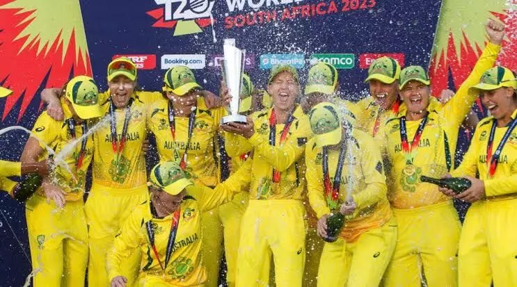 Australia lift ICC Womens T20 World Cup Trophy beating South Africa by 19 runs in Cape Town