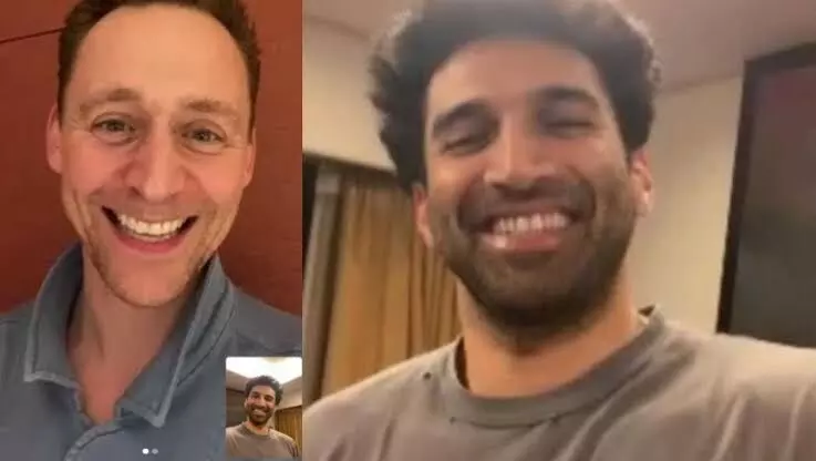 Tom Hiddleston video calls Aditya Roy Kapur after watching The Night Manager