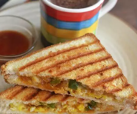 Egg Bhurji Sandwich Recipe: So easy to make and super filling at the same time