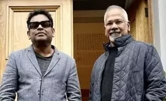 AR Rahman shares pic with Mani Ratnam from London