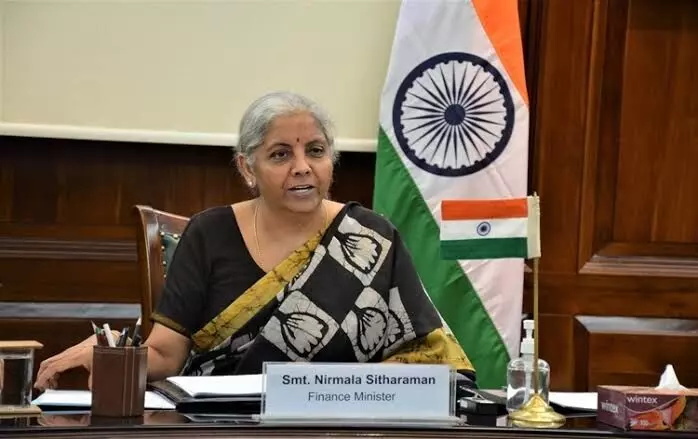 FM Nirmala Sitharaman addresses function at Peterson Institute for International Economics in Washington D.C.