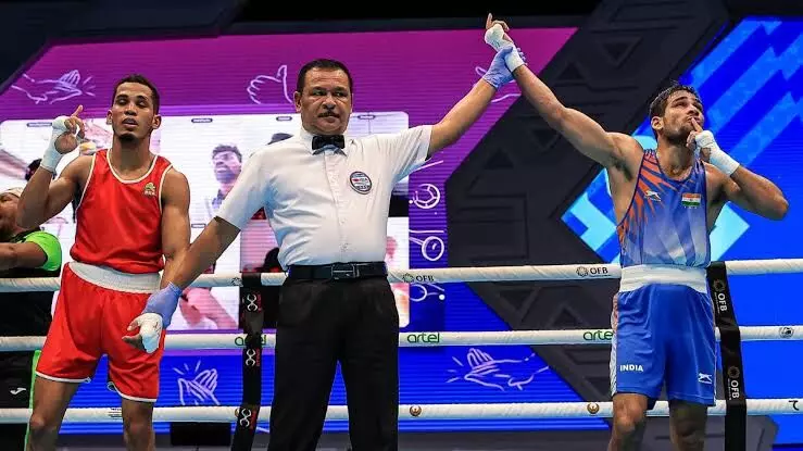 Indian pugilists Deepak Kumar, Mohammed Hussamuddin & Nishant Dev to compete in semi-finals of IBA Men’s World Boxing C’ship in Tashkent