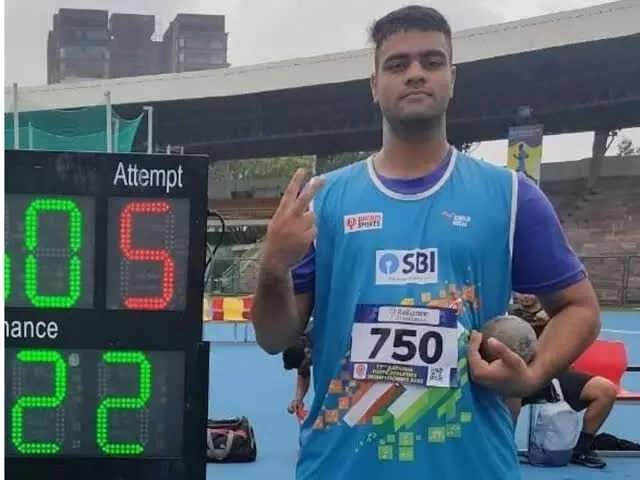 Siddharth Choudhary clinches gold in men’s shot put event of U-20 Asian Athletics Championships in South Korea
