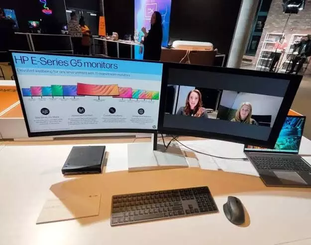 HP launches 45-inch curved monitor, smart accessories for hybrid work in India
