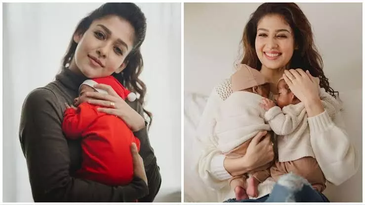 Nayanthara poses with sons in these adorable pics
