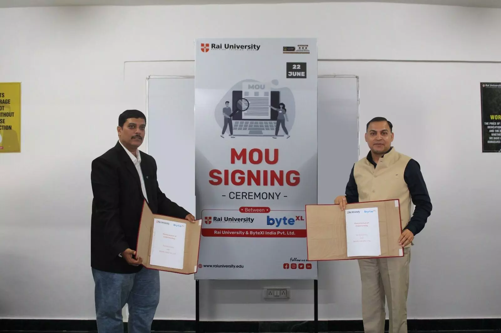 byteXL signs MoU with the RAI University, strengthens commitment to producing high-skilled engineering talent from Gujarat