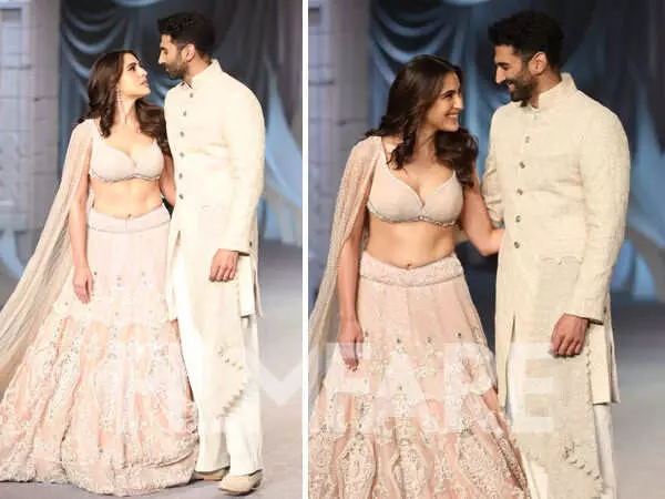Aditya Roy Kapur and Sara Ali Khan sizzle in modish wedding wear by Shantnu-Nikhil