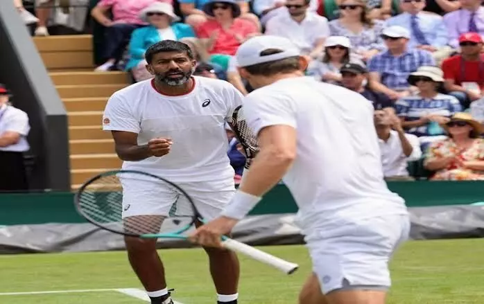 In US Open, Indias Rohan Bopanna and his Australian partner Matthew Ebden sail into second round of the mens doubles category